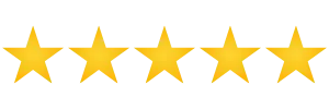 Five-star customer rating